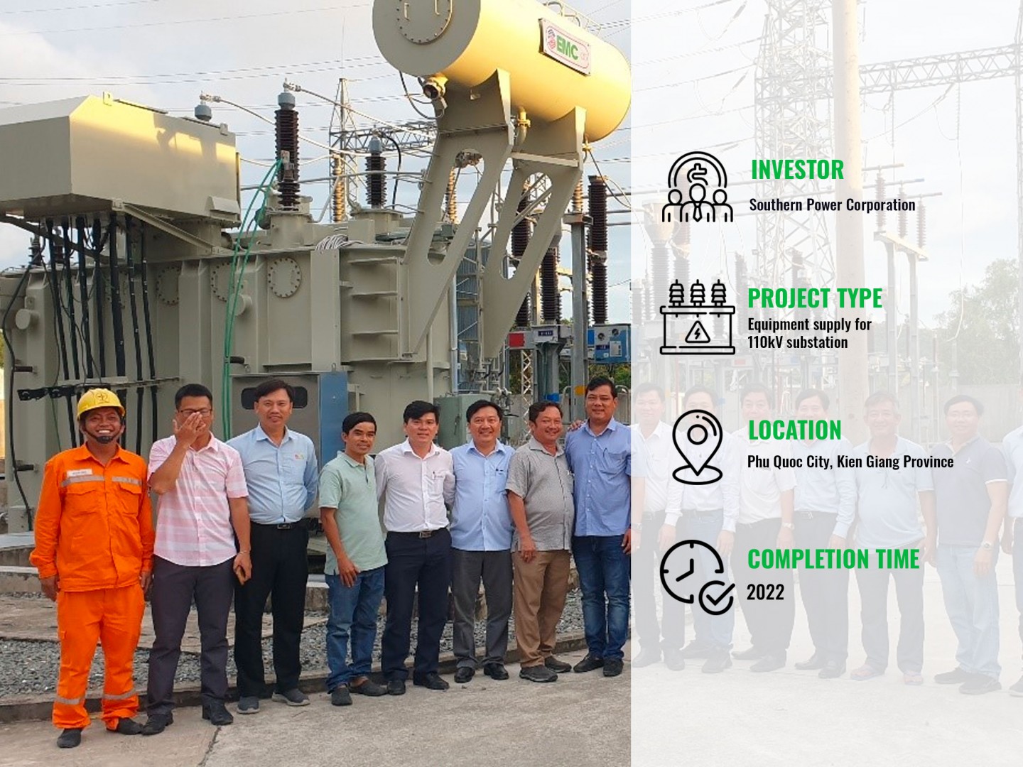 Project of 110kV Nam Phu Quoc substation
