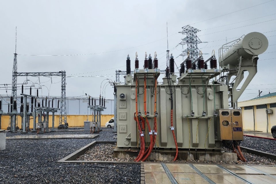 MBA (T1) 63MVA - 115/38,5/23kV EMC đóng điện đi vào vận hành