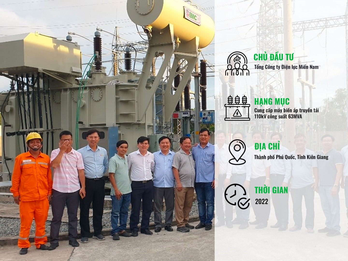 Dự án trạm biến áp 110kV Nam Phú Quốc