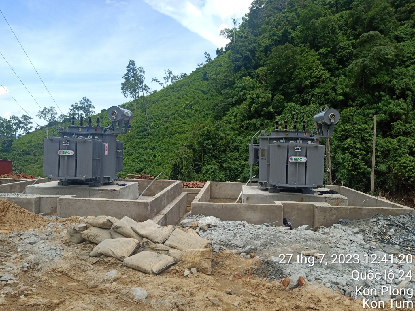 4000kVA EMC transformer for Kontum . Hydropower Project