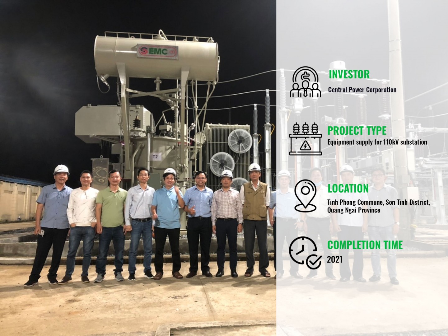 Project of 110kV VSIP Quang Ngai substation