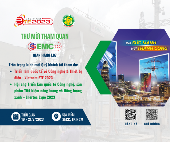 Thư mời tham dự triển lãm ngành điện Vietnam ETE & Enertec Expo 2023