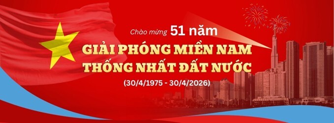 CHÀO MỪNG 51 NĂM THỐNG NHẤT ĐẤT NƯỚC (30/4/1975 – 30/4/2026) & KỶ NIỆM 50 NĂM THÀNH LẬP CÔNG TY CỔ PHẦN CƠ ĐIỆN THỦ ĐỨC (1976 – 2026)